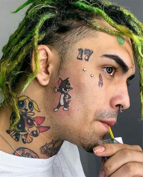 lil pump neck tattoo